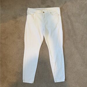 Michael Kors Women's Cream Skinny Jeans